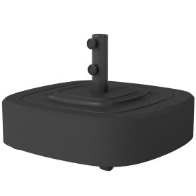 Patio Umbrella Base Outdoor Umbrella Stand with Wheels for 1.5"/1.9" Umbrella Poles