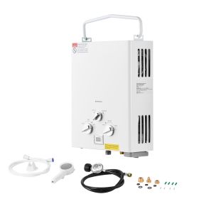 Portable Propane Water Heater, 6L Tankless Outdoor Water Heater, 41000 BTU 1.58 GPM Instant Hot Water